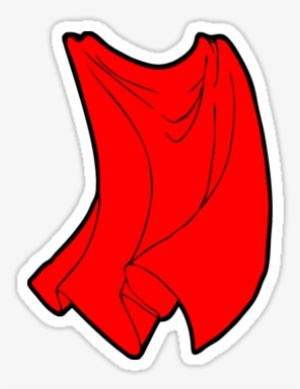 Superhero Cape Stickers By Michael Lee Redbubble - Sticker