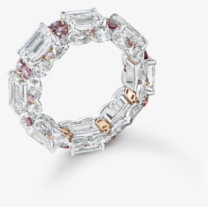 Pi 11 007 03 Pink Diamond Band - Ring