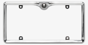 View Detail - Crimestopper License Plate Frame Camera Bracket Chrome