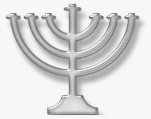 Menorahs Silver Png - Transparent Menorah