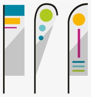 Custom Feather And Polyester Flags - Branded Flags