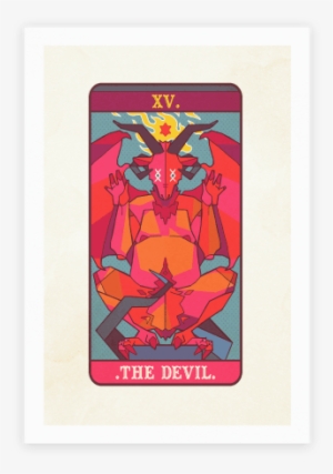 Devil Tarot Card Poster - The Devil