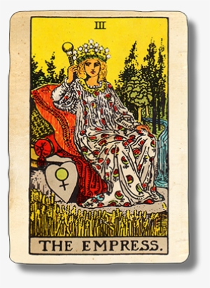 Tarot Card Stickers Messages Sticker-0 - Tarot Cards The Empress
