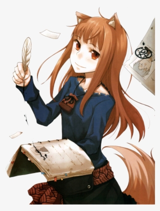 Download Spice And Wolf Transparent Background 366 - Ookami To Koushinryou Poster