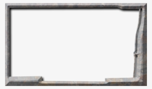 A Map Of Broward With The Map Area Carved Out Of A - Stone Png Photo Frame