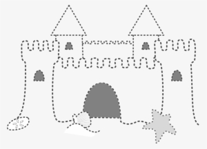 Sand Castle Clipart Vector Clip Art Free Design - Castillo De Arena Para Colorear