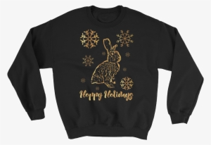 Gold Bunny Rabbit Snowflakes