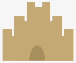 Plain Sand Castle Clip Art - Plain Castle