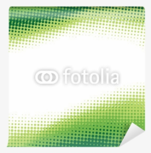 Green Halftone Background Wall Mural