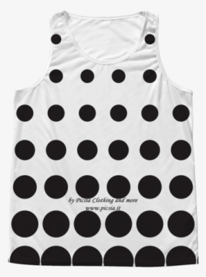 Halftone Design Graphic Printed All Over Print Tank - Clothing