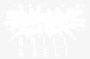 Splash Grill & Deli Logo Black And White - Liverpool Fc White Logo Png