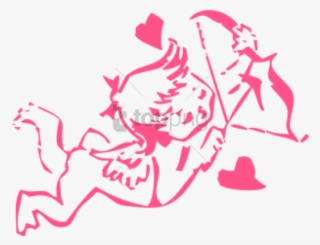 Free Png Love Angel With Arrow And Bow Pink Love Card, - Background Valentine