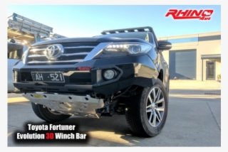 Toyota Fortuner Rhino 4x4 Front Bull Bar 2015 - Fortuner 2017 Winch Bar