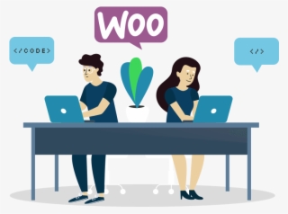 Woocommerce Development Services - Cartoon