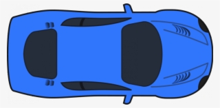 Clip Art, Illustration Car, Light Car, Blue, New Car, - Cartoon Car Birds Eye View