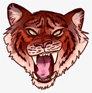 Tiger, Cat, Lion, Art, Carnivoran Png Image With Transparent - Cartoon