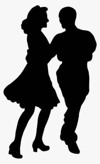 Download Free Illustration Of Dance, Silhouette, Couple, - Dance