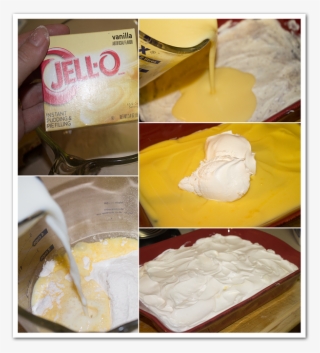 Mix The Pudding And Milk And Spread On Top Of The Cream - Buttercream