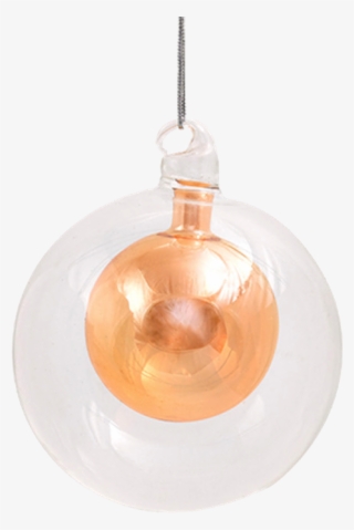 Christmas Balls Clear/gold M - Incandescent Light Bulb