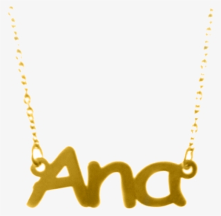 Necklace With Customizable Name - Chain
