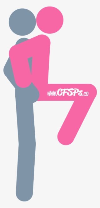 Squat Balance Sex Position Illustration - Graphic Design