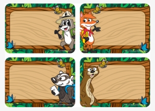 Tcr 3472 Ranger Rick Nametags - Ranger Rick Name Tags