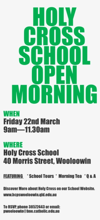 Open Day 2019 Flier - Hecho En Colombia