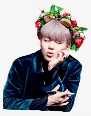 Jimin Transparent Flower Crown - Jimin Flor