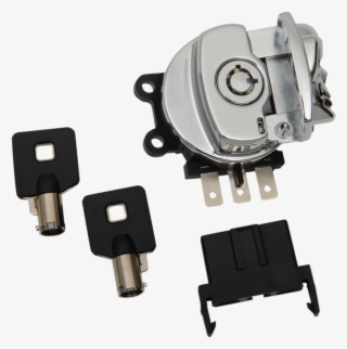 Drag Specialties Chrome Skull Ignition Switch For 99-11 - Softail