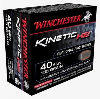 Winchester Ammo He40jhp Kinetic High Energy 40 Smith - Hollow Point Winchester 9mm Ammo