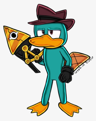 Drew Sonic Style Agent P Because Of That One Post From - Sonic And Phineas And Ferb