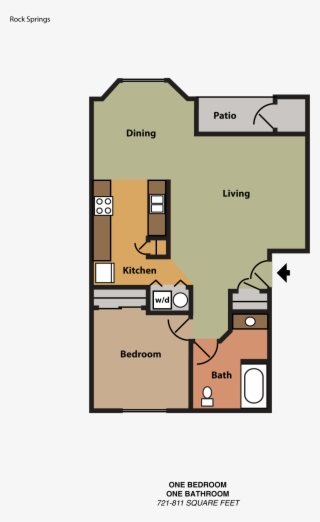 Floor Plans Of Rock Springs Apartments In Cheney Wa - Floor Plan