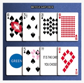 62968-alt4 - Bicycle Gaff Rider Back Red Playing Cards