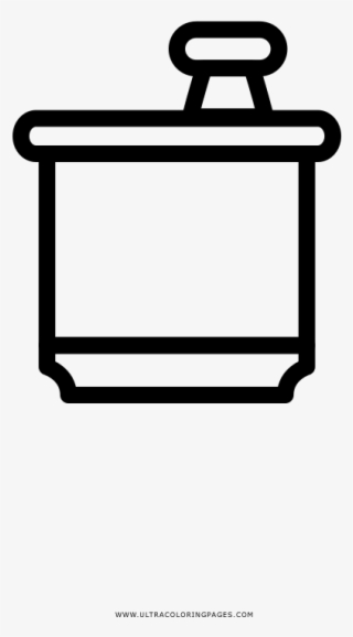 Mortar And Pestle Coloring Page