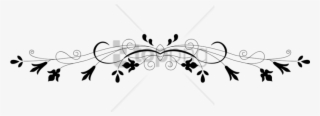 Free Png Border Line Design Png Png Image With Transparent - Flower Border Clipart Black And White