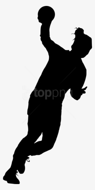 Free Png Sport Handball Silhouette Png Images Transparent - Silhouette