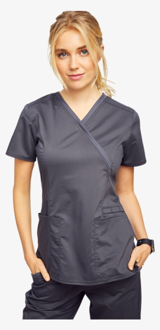 Women Gray Scrub Certainty Antimicrobial - Woman