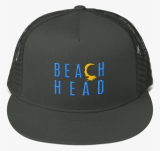 Beach Head Flat Bill Snapback Trucker Hat - Baseball Cap