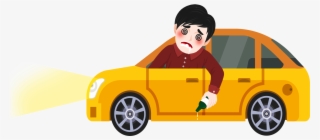 Cartoon Hand Drawn Illustration Character Png And Psd - Conductores Animados