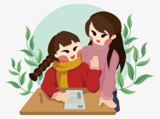 New Year Dolls Raise Hands Ask Questions Png And Vector - Cartoon