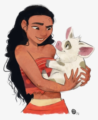 Moana Transparent Princess - Moana E O Porco Png