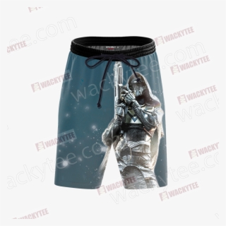 Destiny 2 Hunter Class 3d Beach Shorts Fullprinted - Board Short