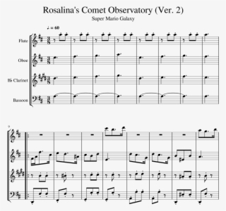 Rosalina's Comet Observatory - Sheet Music British National Anthem