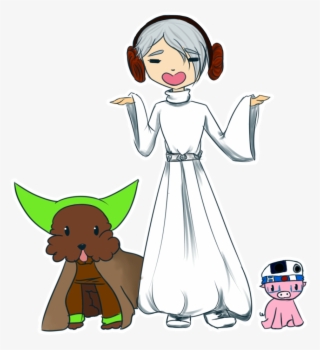 Star Wars Victor Nikiforov Pigsuky Yuuri Makacchin - Cartoon