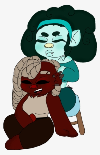 Choker Drawing Girl Tumblr Colored Transparent Clipart - Cartoon