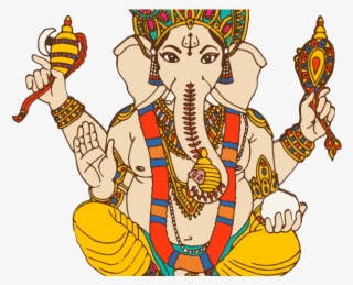 God Of War Clipart Lord Vinayaka - Lord Ganesha Logo Png