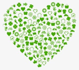 This Free Icons Png Design Of Eco Heart Montage