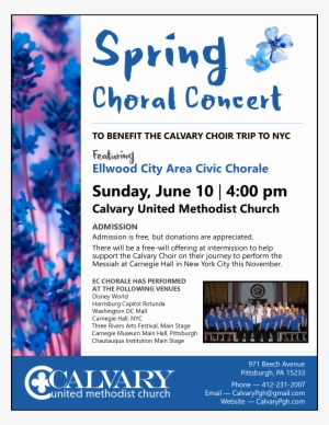 Spring Choral Concert @ Calvary Churb - Musterion Of Rock