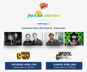 Fun N Sun Toyota Concert Stage Schedule For - Beasley Media Group Tampa