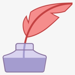 Quill With Ink Icon - Quill